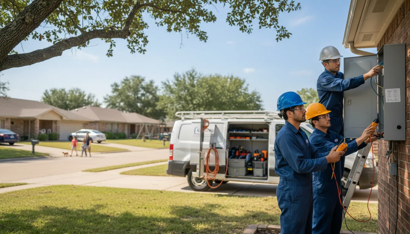 Certified electrician providing emergency electrical services in Germanton, NC